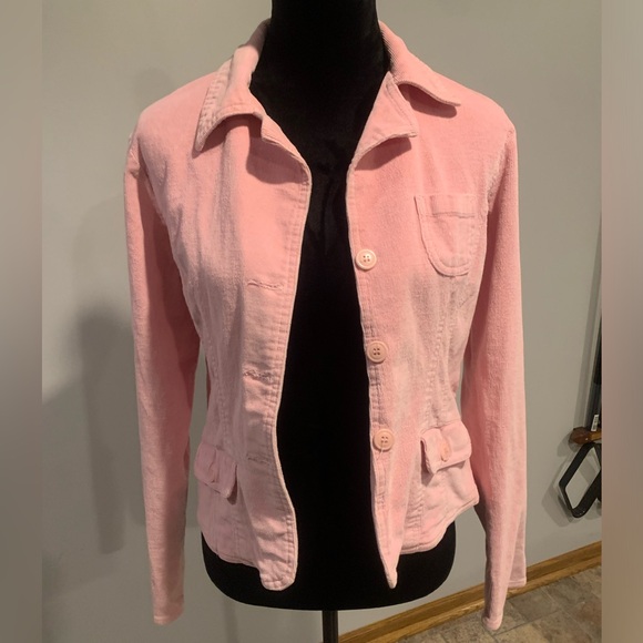 Pink corduroy blazer 2004 size M - Picture 1 of 3